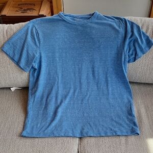 American Eagle Outfitters Blue Short Sleeve Tee Classic Crew